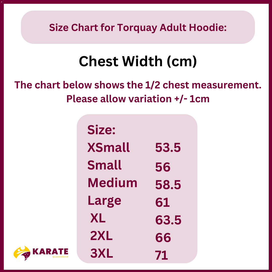 Adult Karate Queensland Hoodie
